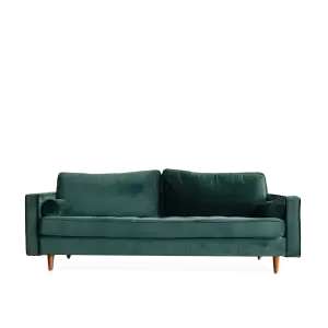 HOME living room green sofa
