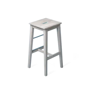 HOME wooden stool